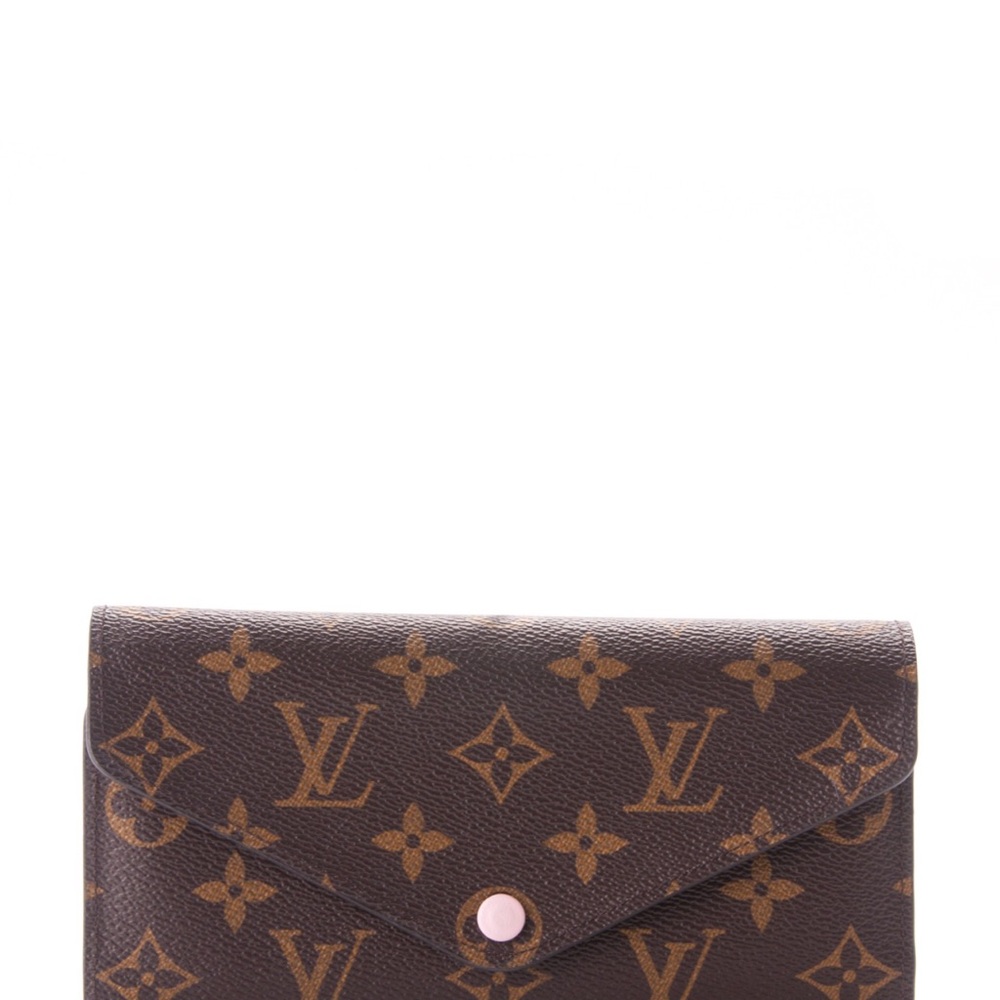 Louis Vuitton Brown Monogram/ Pink Josephine wallet